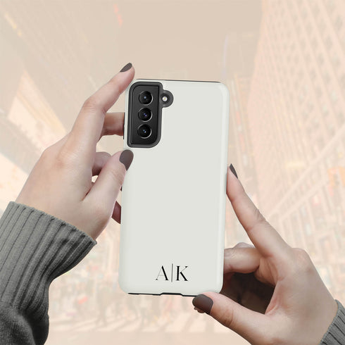 Custom Initials Galaxy Case - Centered